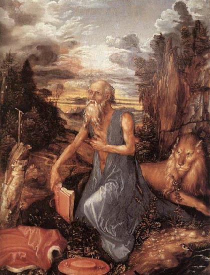 Albrecht Durer St Jerome in the Wilderness oil painting image